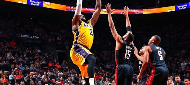 乐鱼体育网页版-湖人击败猛龙，詹姆斯上篮绝杀带领球队取得连胜