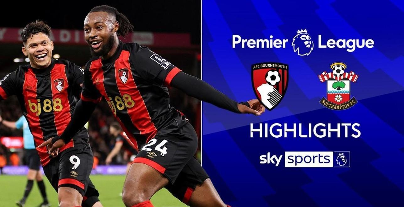 南安普顿客场2-1逆转伯恩茅斯，反超积分榜的简单介绍