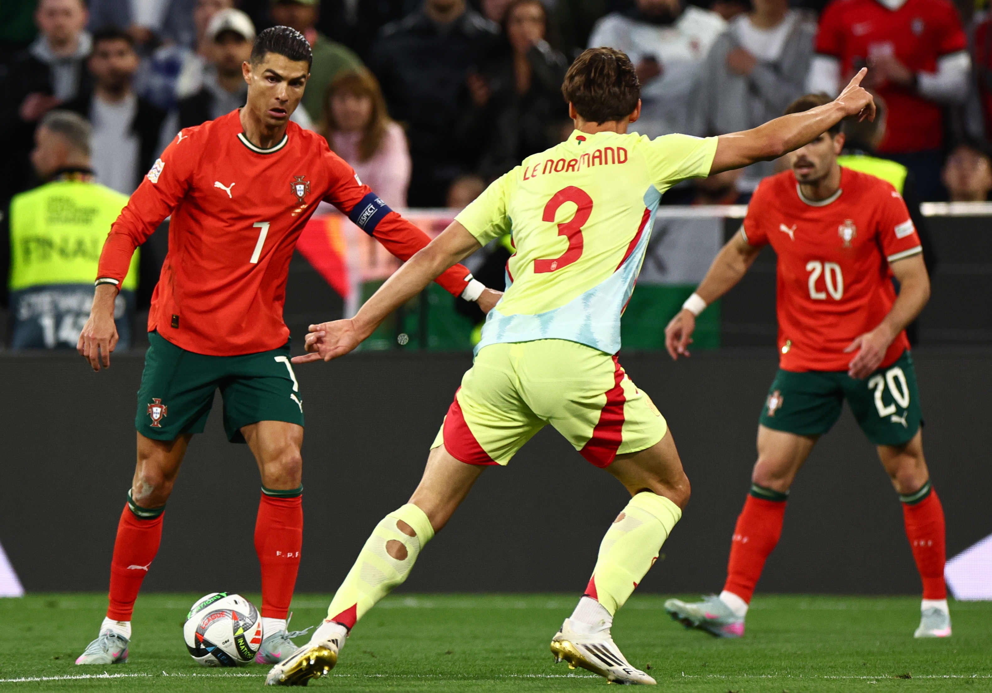 葡萄牙队在国际足球赛上大获全胜